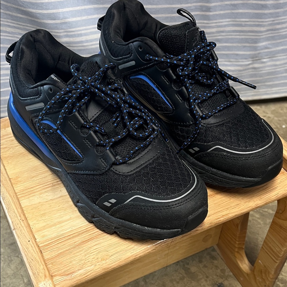 Womens Herman Survivors Black and Blue Athletic Shoes